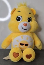 Care Bears Funshine Bear Unlock the Magic Yellow Plush 2020 Basic Fun 10"
