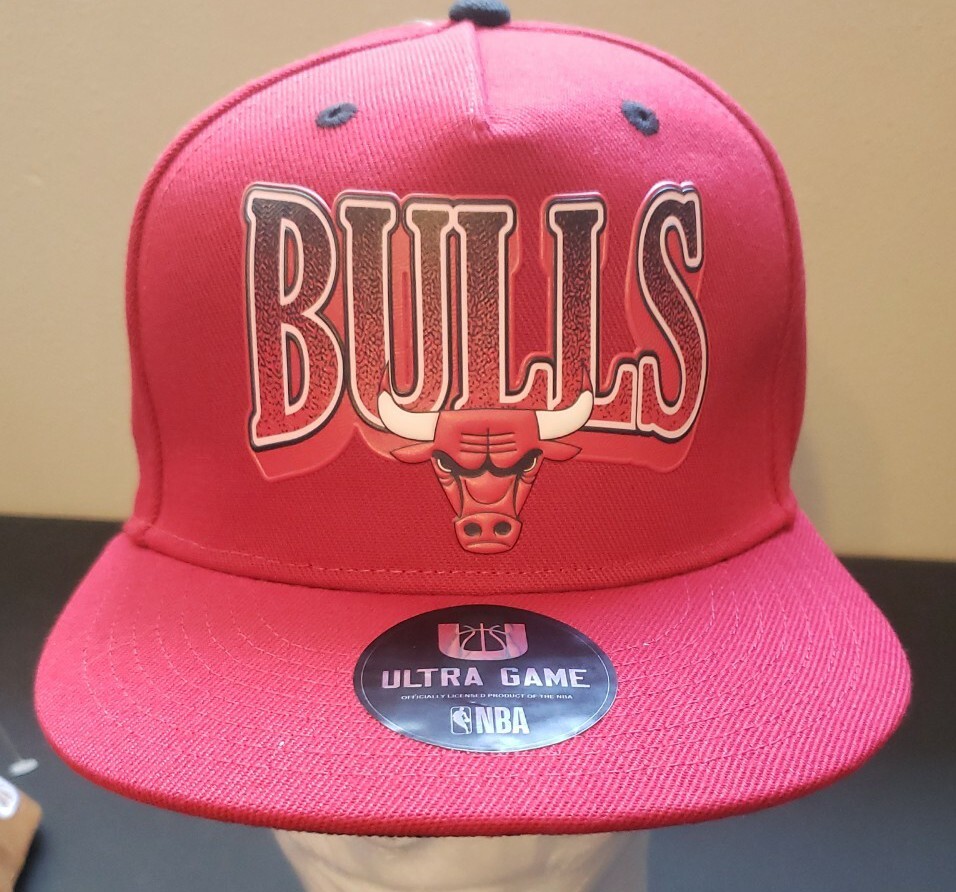 NBA シカゴブルズ キャップ Ultra Game Chicago Bulls Ultra Game Official NBA Snapback Hat Cap All