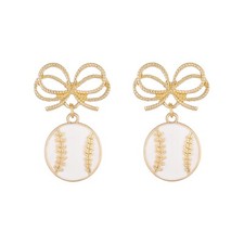 Sport Dangle Earrings for Women  Soccer Baseball Golf Slam Dunk Earrings  ...