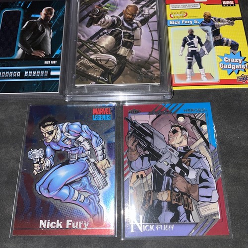 Nick Fury Samuel L. Jackson Marvel Memorabilia Fleer Ultra PSA 9 Marvel Cards - Picture 5 of 24
