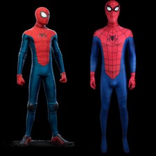 Miles Morales Spider-Man Jumpsuit PS5 Spiderman Cosplay Costume For Adult / Kids