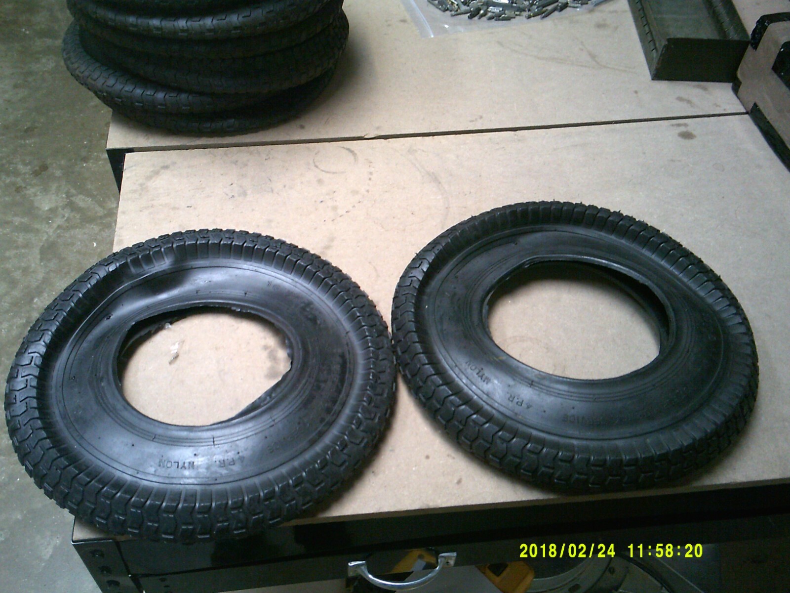 2x4.00-8  4 Ply 16 Inch Tire Wheelbarrow ONLYNOT FOR ROAD USE