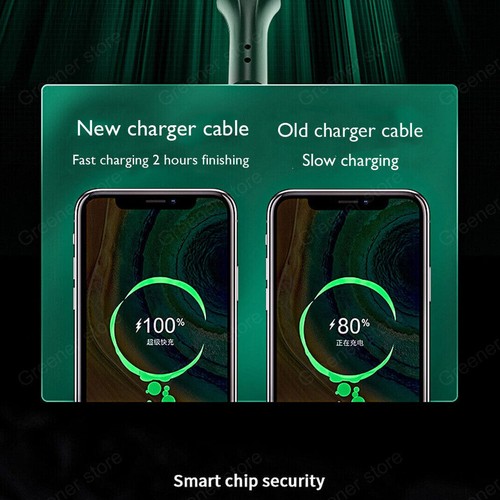 Heavy Duty Quick Fast Charge USB Type C Data Phone Charger Cable Lead 2m 1.5m 1m - Picture 5 of 15