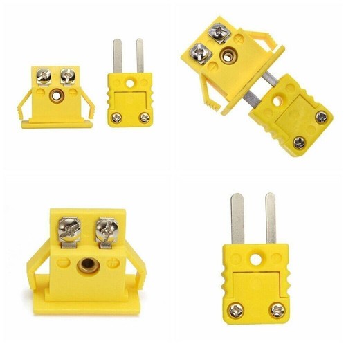 K Typ Thermoelement Miniaturbuchse Schalttafeleinbau Steckverbinder Gelb Accs - Bild 11 von 11