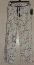 NWT 38 WOMENS MULTI DOGS PRINT SUPER SOFT FLANNEL LOUNGE PAJAMA PANTS SIZE M