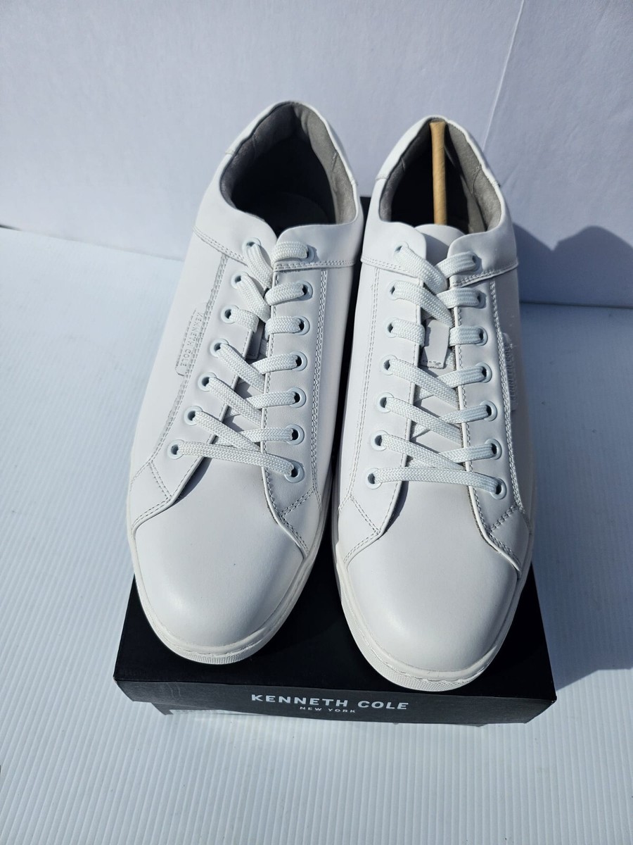 Kenneth Cole New York Men\'s Liam Leather Low-top Tennis Sneakers, Size 12 Kenneth Cole New Yorks Men main image 3