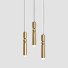 3 Lamps Bedroom Pendant Light Home Gold Chandelier Lighting Kitchen Ceiling Lamp