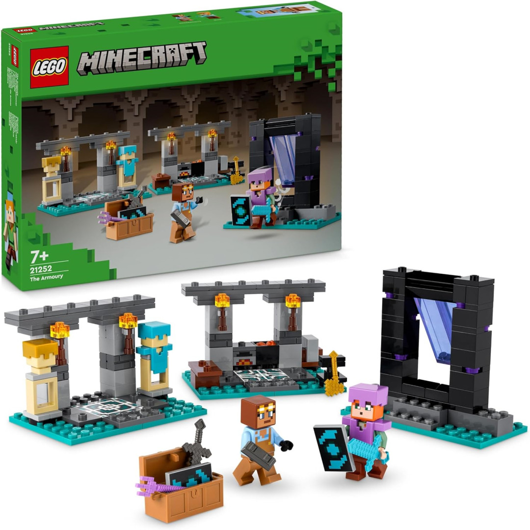 LEGO Minecraft 21252 The Armory Complete Set - New - Image 3