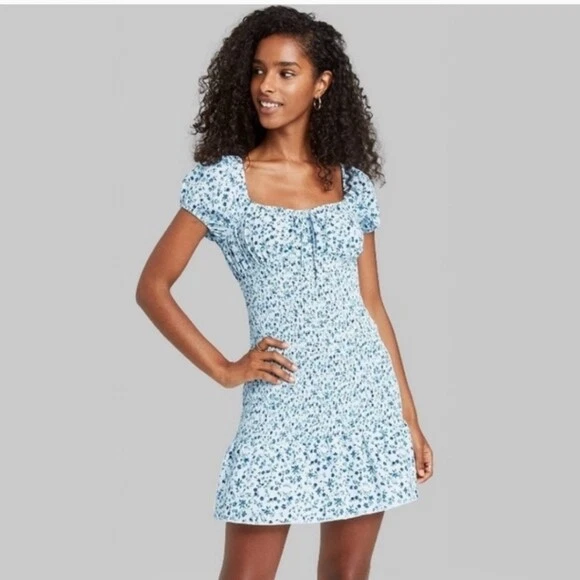 Wild fable top blue dress