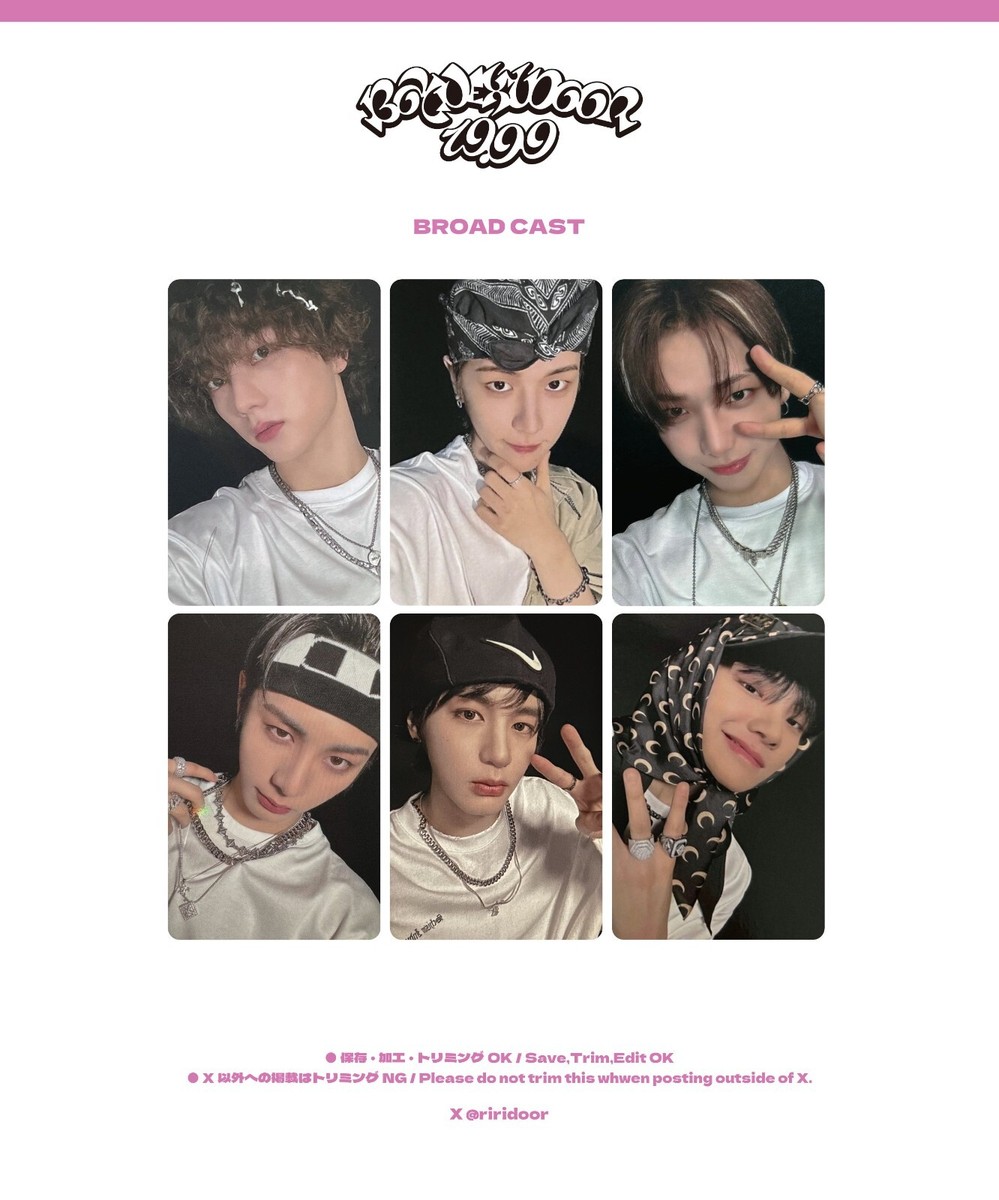 BOYNEXTDOOR 3rd EP [ 19.99 ] BROADCAST GONGBANG PHOTOCARD OFFICIAL