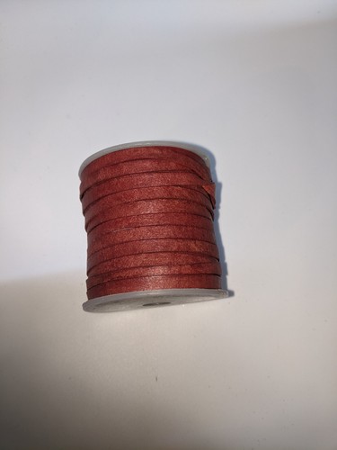Real Flat Leather Cord - 5mm x 1mm String Lace Thong - For jewellery, gigs party - Picture 29 of 32