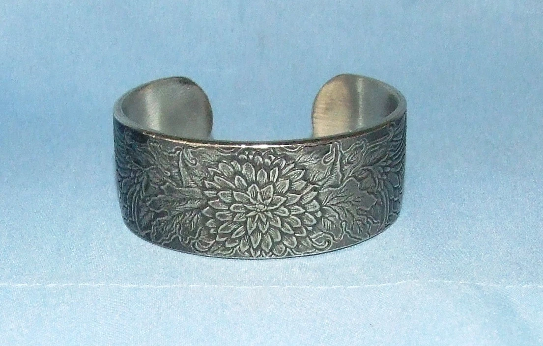 Salisbury pewter shop cuff bracelet