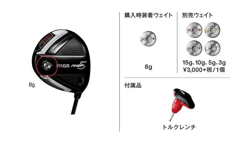 PRGR RS F 5 ドライバー 9.5 Tour ad HD-6 S RS プロギア F 5 ドライバー 2020年モデル Tour AD for PRGR