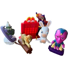 Lot of 6 McDonald's Plastic Collectible Toys Years 2015-2020 (READ)