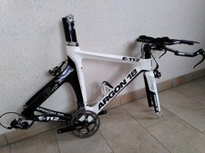 Argon 18 E112 SRAM Rival 2x10 Größe S Triathlon Rennrad TT Zeitfahrrad