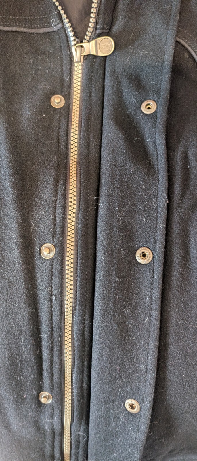 Pendleton Black Wool Vest  Thinsulate Lined Size … - image 7