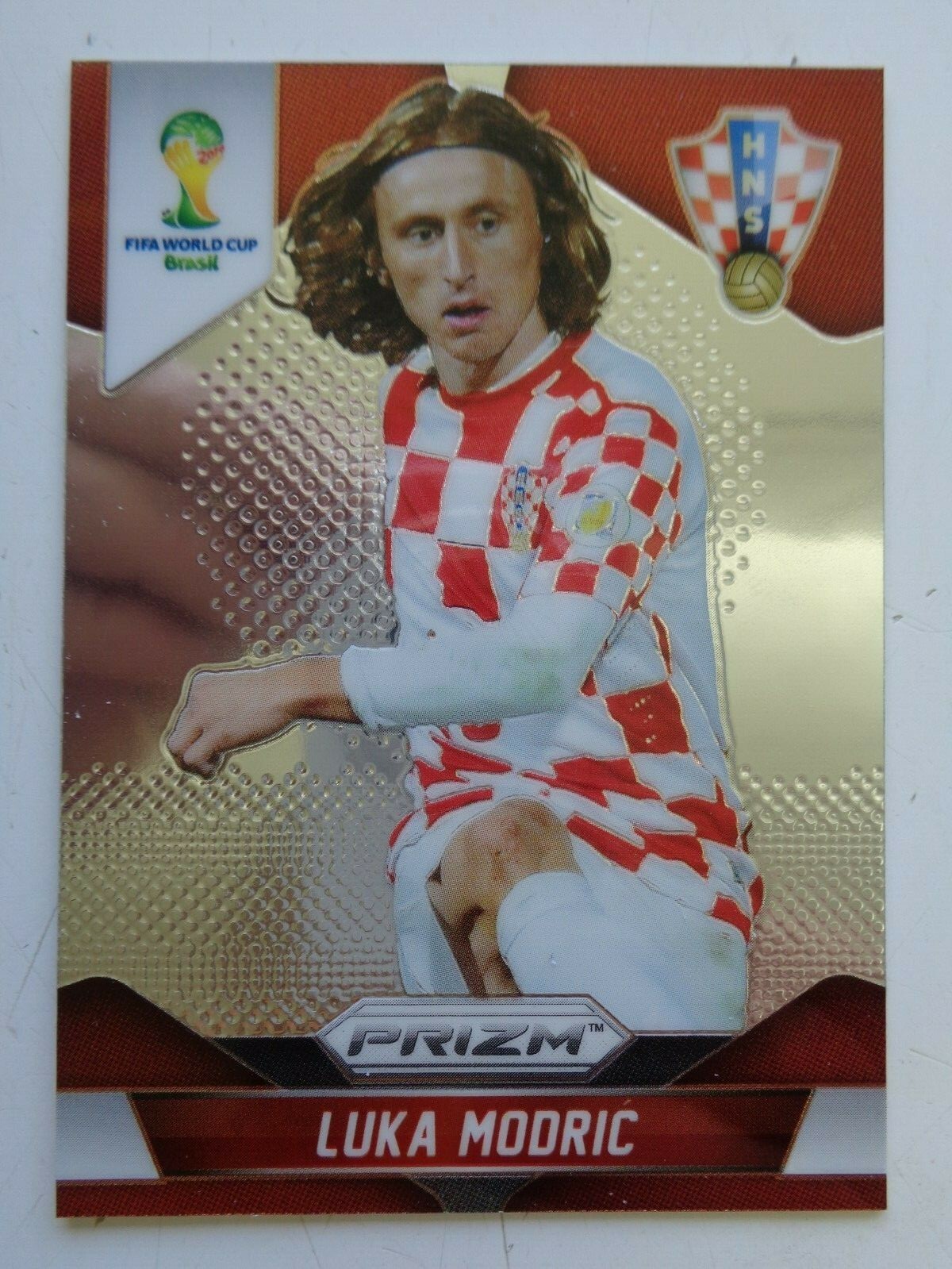 # 118 Luka MODRIC Croatia Madrid Base card 2014 Panini PRIZM World cup HOT !!