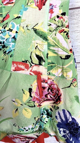 ELIANA ET LENA Circle Skirt Dress Girl’s Summer Floral Cotton Red Green Sz 6A - Picture 10 of 12