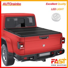 For 20-2024 Jeep Gladiator Jt Pickup Truck Bed Hard Solid Tri-fold Tonneau Cover For 20-2024 Jeep Gladiator Jt Pickup Truck Bed Hard Solid Tri-fold Tonneau Cover