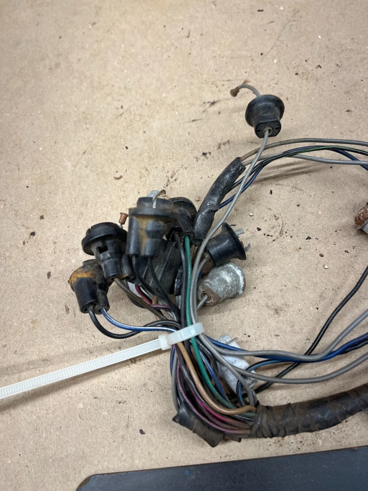 Chevelle Malibu El Camino 1964 1965 velocímetro tablero calibre racimo arneses de cableado Foto 2 de 4