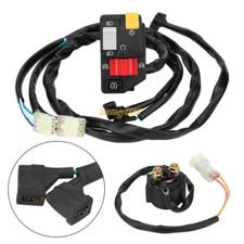 Handlebar Switch & Starter Relay for Honda Recon 250 TRX250TM 2x4 2007 2008-2020