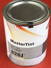 (1) QUART AXALTA DUPONT CROMAX MASTERTINT 826J ORGANIC BLUE TINT TONER COLOR