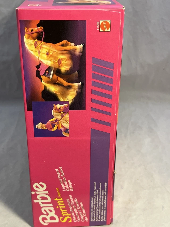 Barbie Sprint Horse 11550 1994 Mattel Factory Sealed Horse Walks and Head Moves - Image 2 of 4