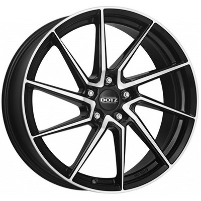 ALUFELGE DOTZ SPA DARK 7.5X17 5X112 BLACK/POLISHED TCJ