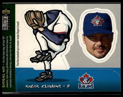 1998 Collector's Choice #29 Roger Clemens Mini Bobbing Heads