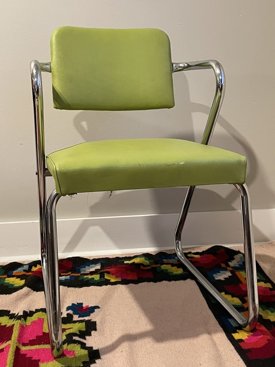 Royal Chrome GREEN Chair. Royal Metal Manufacturing Company, | eBay