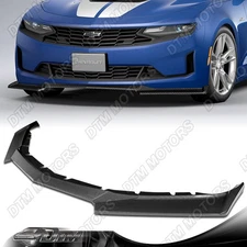 For 16-24 Chevy Camaro Carbon Painted 1LE-Style Front Bumper Lip BodyKit Spoiler