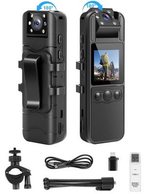 Computer-Free Body Cameras with Audio and Video Recording, 6 Hrs 1080P Personal 