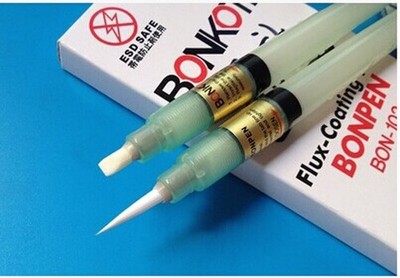 2pcs x BONKOTE BON-102 BONPEN Flux-Coating Tool   welding flux Pen  #nm