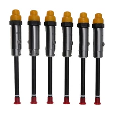 6X Fuel Injectors 4W7017 For Caterpillar CAT 3406B 3306 3412 245 245B 245D