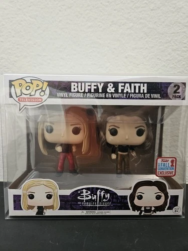 Funko Pop! Television: Buffy The Vampire Buffy & Faith 2 Pack Fall Convention