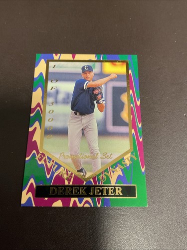 1995 Signature Rookies Future Dynasty Promo Set /30000 Derek Jeter #P3 HOF