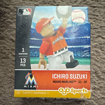 OYO Sports MLB Ichiro Suzuki Miami Marlins Minifigure Series 3 Accessory