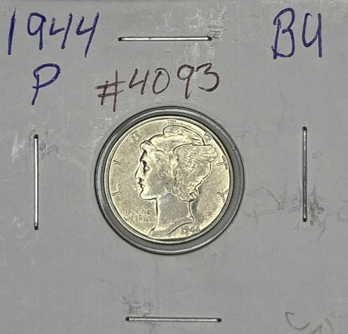 1944-P BU Mercury Dime, Item 4093