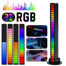 Sound Music Light Voice Activated Pickup Rhythm RGB LED Strip Tube Car Bar Lamp