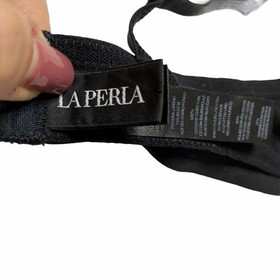 La Perla Underwire Lightly Padded Push Up Bra Black FLAW Womens 32C