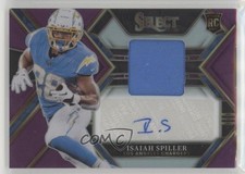 2022 Panini Select Purple Prizm 38/49 Isaiah Spiller #RSM-IS Auto 1k54