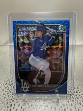 2025 Bowman Chrome Hyeseong Kim Blue Refractor /150 Color Match #001/150 🔥