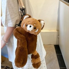 Cute Kawaii Black Cat Plush Crossbody Bag Fur Shoulder Phone Coin Purse