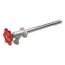Zoro Select 104-402Nl Frost Proof Sillcock, Chrome, 6" L, 125 Psi, 104-402Nl