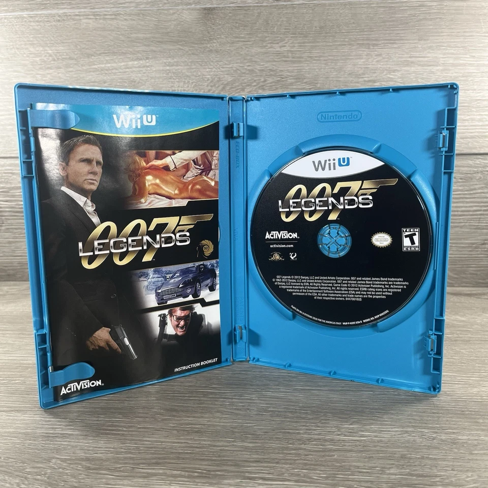 007 Legends (Nintendo Wii U, 2012) James Bond Complete With Manual CIB Tested - Image 2 of 3