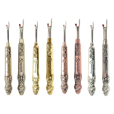 2Pieces Vintage Thread Unpicker Metal Seam Rippers Sewing Thread Remover Tool