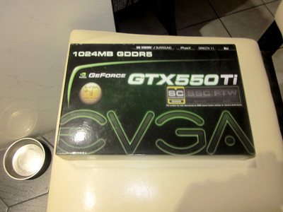 EVGA NVIDIA GeForce GTX 550 Ti Graphics Card (3D VISION) OPEN BOX
