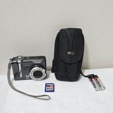 Kodak EasyShare Z1285 12MP 5X Zoom HD Digital Camera Black Bundle Tested Works