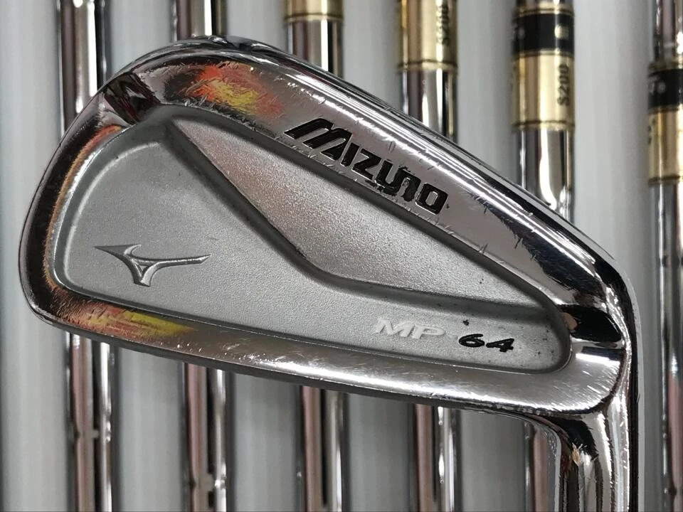 Conjunto de Ferro Mizuno MP-64 MP64 8pcs 3-Pw Flex S Rígido Dinâmico Dourado S200 destro - Imagem 2 de 4