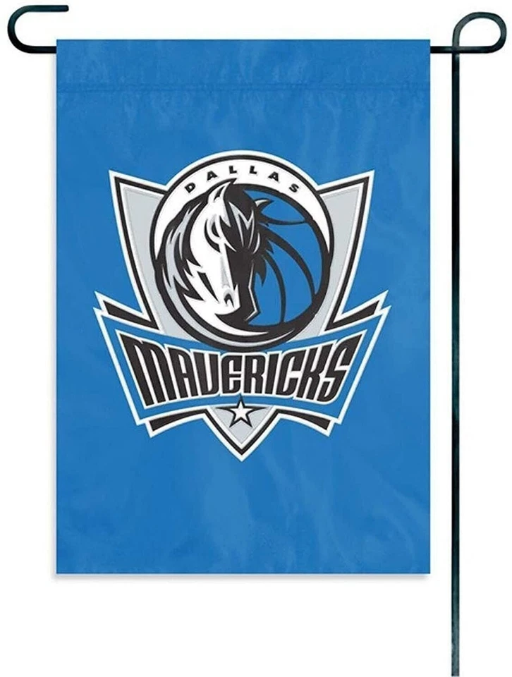 Aplique de bandera de jardín premium Dallas Mavericks bordado 12,5x18 pulgadas Foto 2 de 2